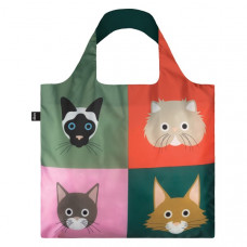 Cats Fold Up Reusable Shopping Bag 